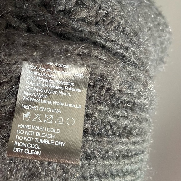 ANTHROPOLOGIE Black Cardigan Size Medium - Picture 9 of 9